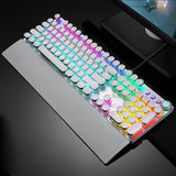 Gaming Keyboard Retro Steampunk