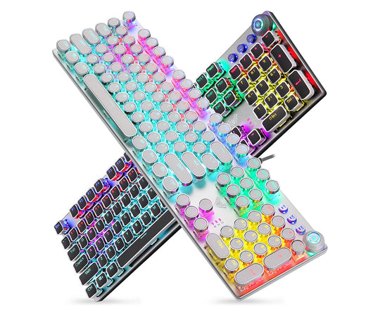Gaming Keyboard Retro Steampunk