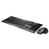 Wireless Slim Metal Keyboard & Laser Mouse Combo