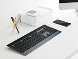 Wireless Slim Metal Keyboard & Laser Mouse Combo