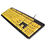 Computer Gaming Keyboard USB Wired High Contrast