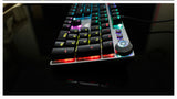 Gaming Mechanical Keyboard Wrist Support USB Wired